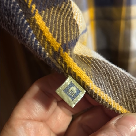 Cabela's Yellow and Purple Heavy Plaid Shirt - Picture 10 of 12